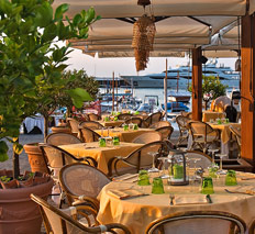 Romantic restaurant in Capri