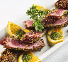 Sesame crusted tuna - Lo Zodiaco Capri