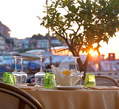 Seafront restaurant Lo Zodiaco Capri